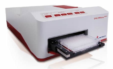 MG LABTECH’s multidetection microplate reader SPECTROstar Nano.