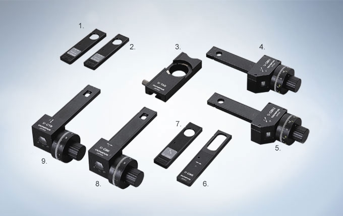1. U-TP530, 2. U-TP137, 3. U-TAD, 4. U-CBR1, 5. U-CBR2, 6. U-CWE2, 7. U-CSE, 8. U-CBE, 9. U-CTB