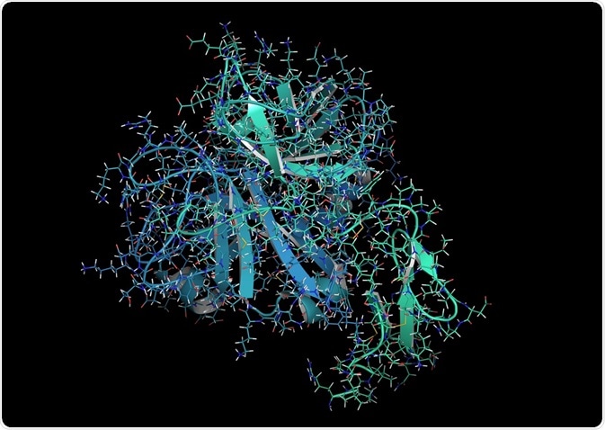 Structure of a protein - to be analysed using PASEF - By molekuul_be