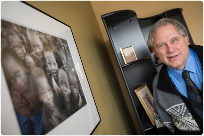 MSU psychiatrist Michael Boivin has spent more than two decades working in Africa to help children affected by HIV, severe malaria and other diseases. Photo by G.L. Kohuth.