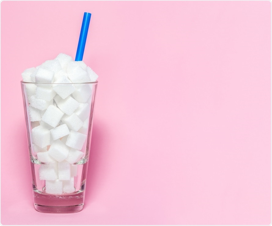 Sugar cubes - blood sugar concept