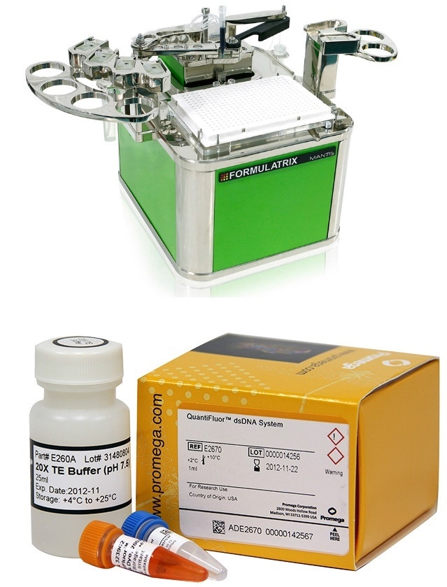 Flexible, Accurate and Quick DNA Quantification Using MANTIS