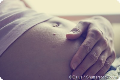 Early pregnancy bump