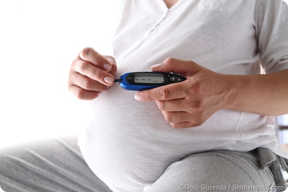 Pregnant woman glucose test