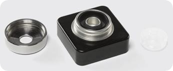 The rotor stand, molded to the shape of the rotor