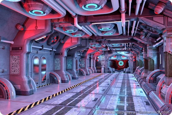 futuristic illustration cryogenics