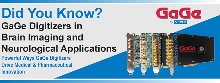 The role of GaGe digitizers in neurological innovation and brain research