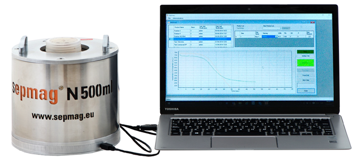 Large volume separations with SEPMAG® N