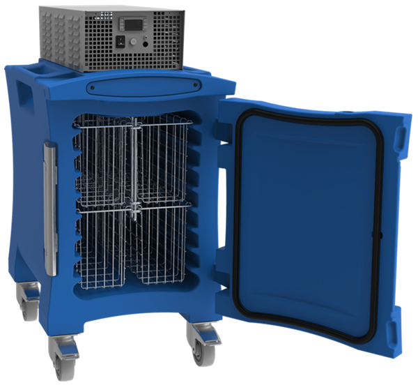 MT100 blood transport box with digital monitoring