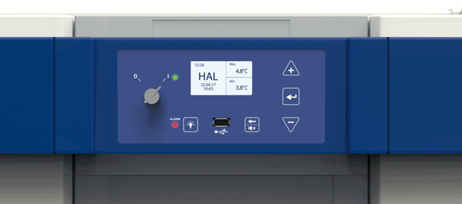 F131 medical refrigerator for secure vaccine and sample storage