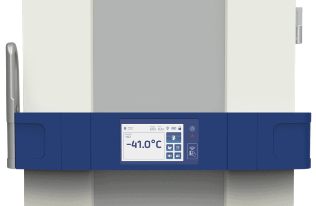 F401 plasma storage freezer for reliable blood component preservation