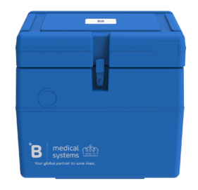 Temperature-controlled blood transport boxes for safe medical use