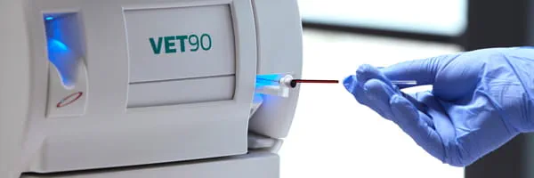 VET90 blood gas analyzer for advanced veterinary diagnostics