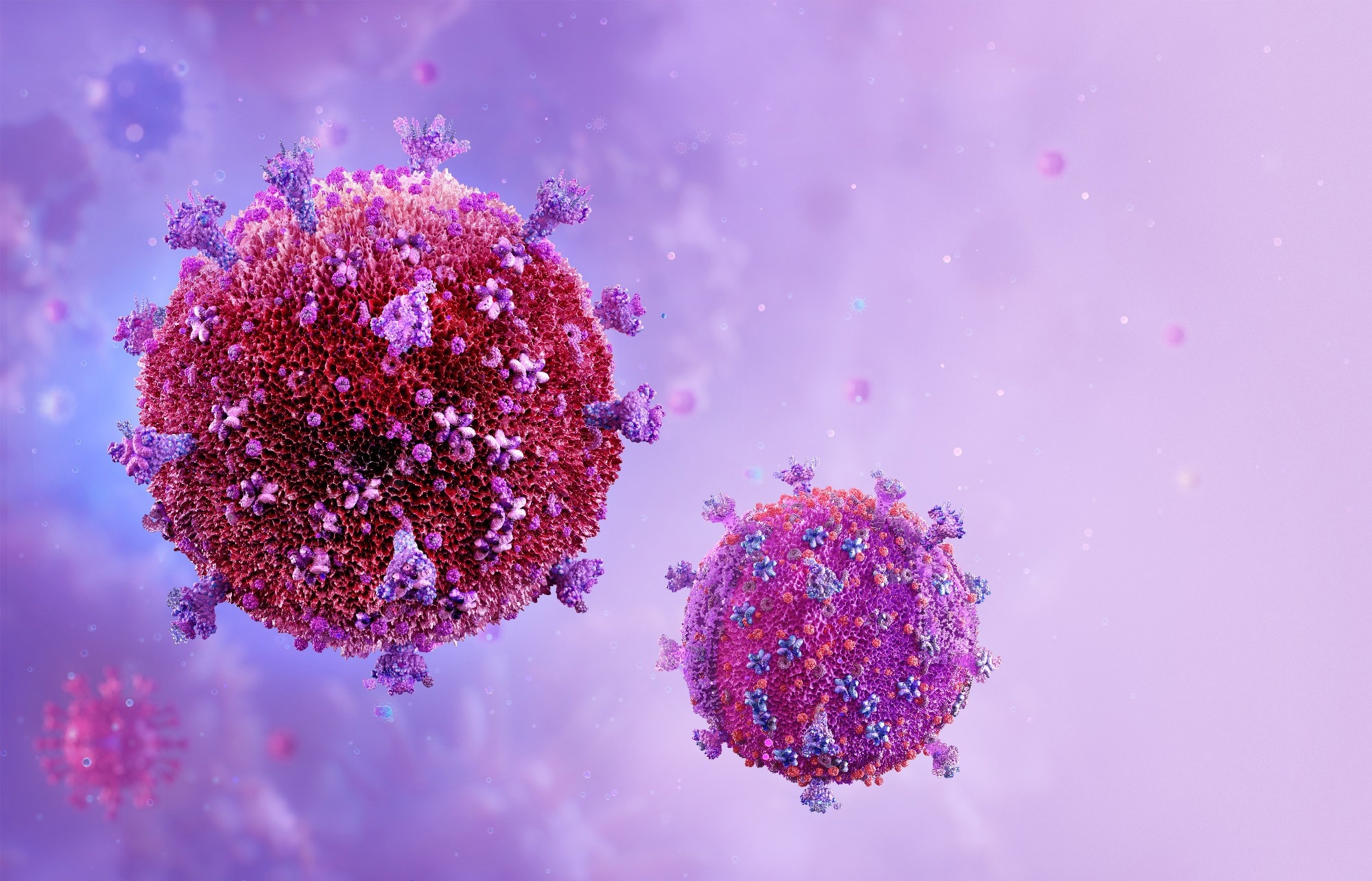 Image of the HIV virus