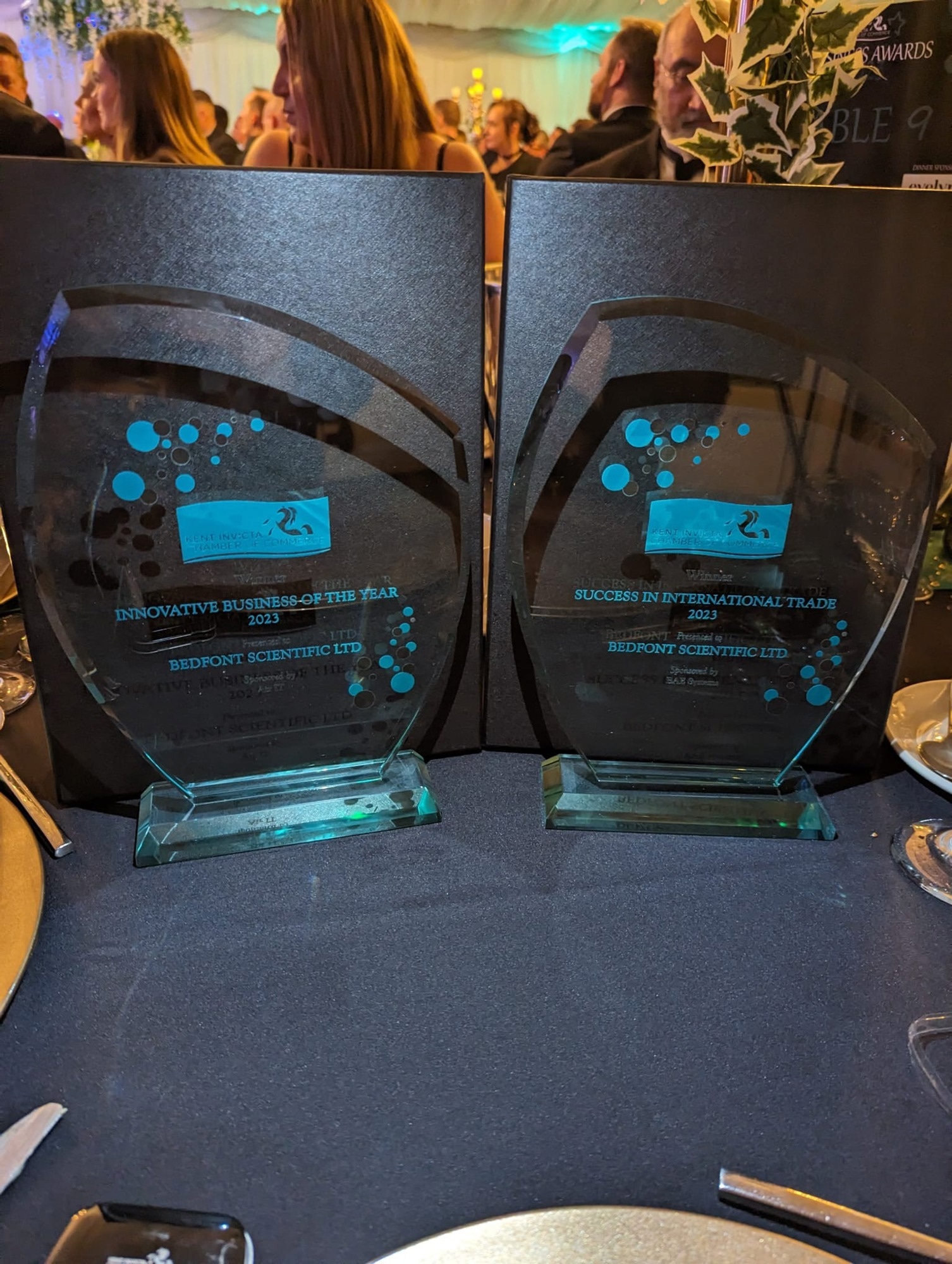 Local Med-tech Company, Bedfont Scientific Ltd., Celebrates Double Triumph at the KICC Awards