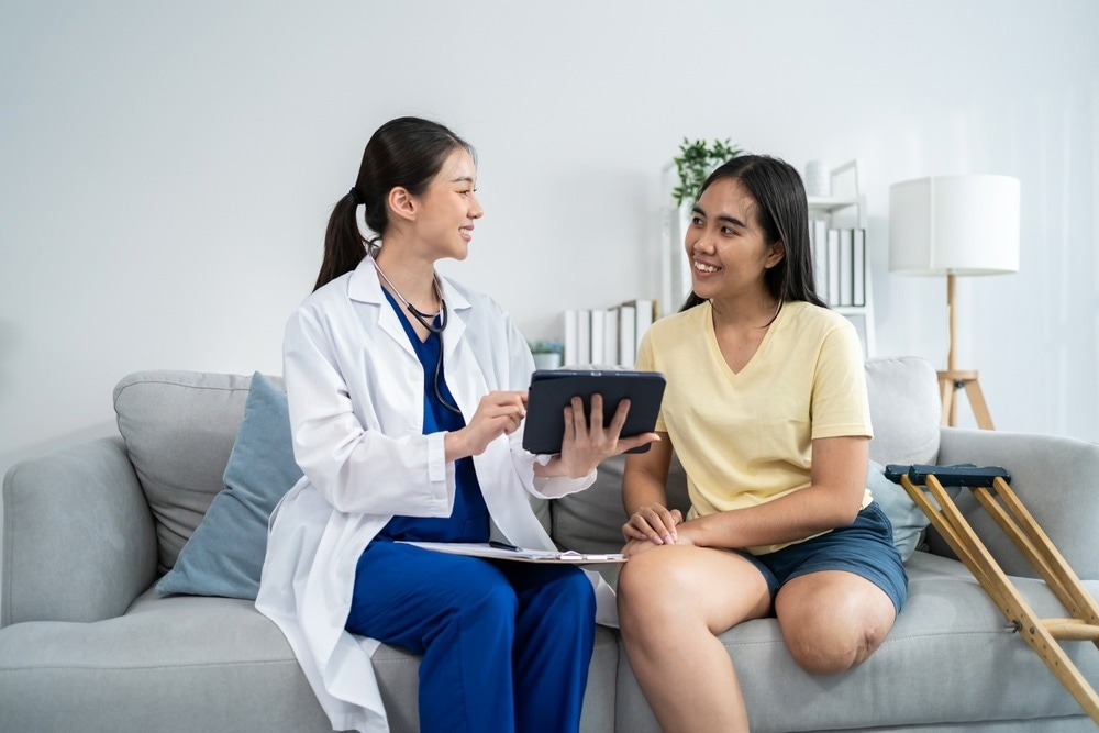 Study: Restoration of sensory feedback from the foot and reduction of phantom limb pain via closed-loop spinal cord stimulation. Image Credit: Hananeko_Studio/Shutterstock.com