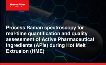 Process Raman spectroscopy for real-time quantification and quality assessment of APIs during HME